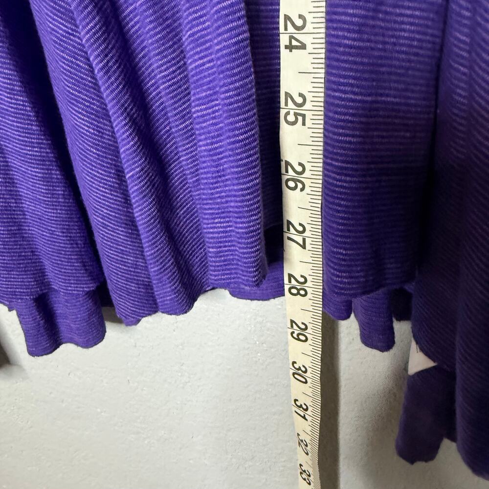 Y2K Free People Women's Purple Sequin Shark Bite Hem Tank Top Size Large - Picture 8 of 9